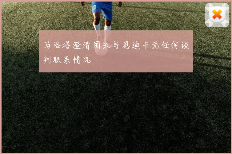 马洛塔澄清国米与恩迪卡无任何谈判联系情况
